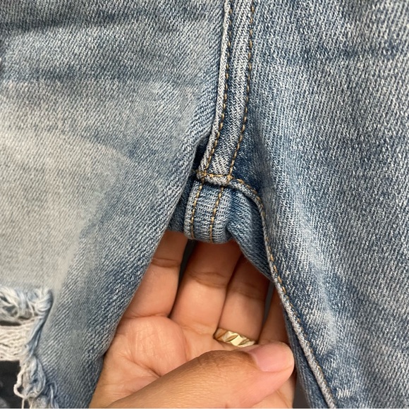 KanCan high rise skinny jeans distressed button fly size 28 - Picture 9 of 9